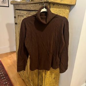 Brown cashmere sweater size large